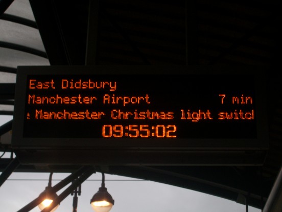 Departure Board Cornbrook